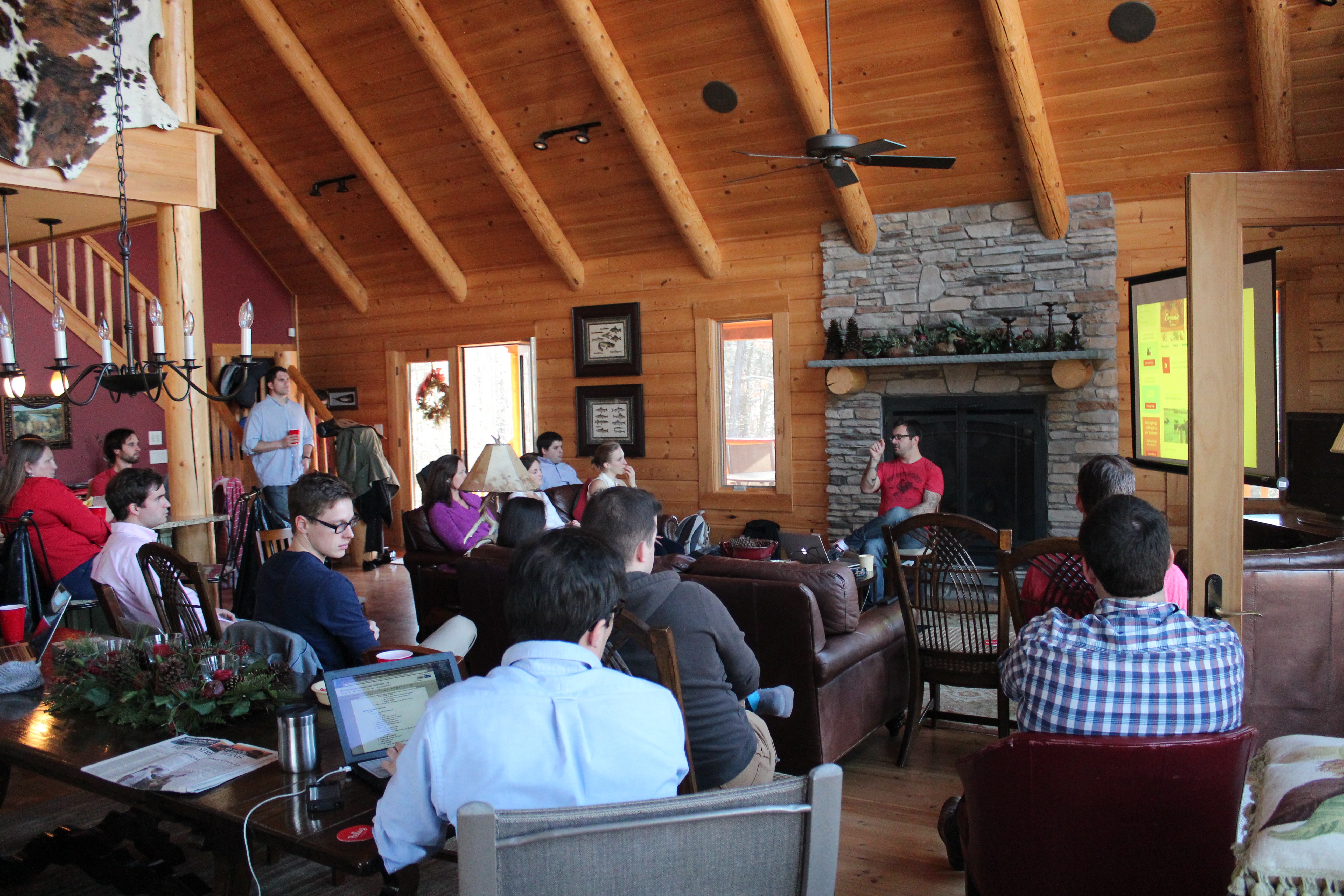 Team Presentation at Relay Foods Retreat